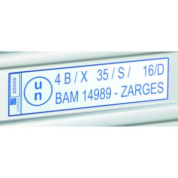 Zarges dangerous goods approval